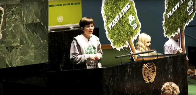 Felix Finkbeiner - teenager, který zachraňuje stromy